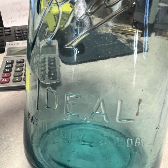 Ball org mason jar with wire lack top and perfect lid make an offer - Picture 2 of 7